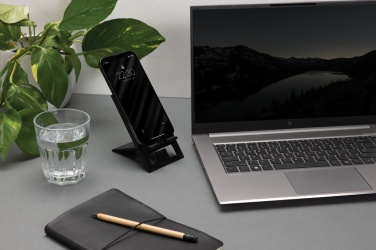 Logo trade corporate gifts picture of: SnapStand RCS recycled plastic foldable phone stand