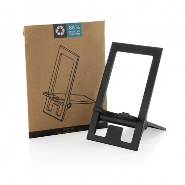 Logotrade advertising products photo of: SnapStand RCS recycled plastic foldable phone stand