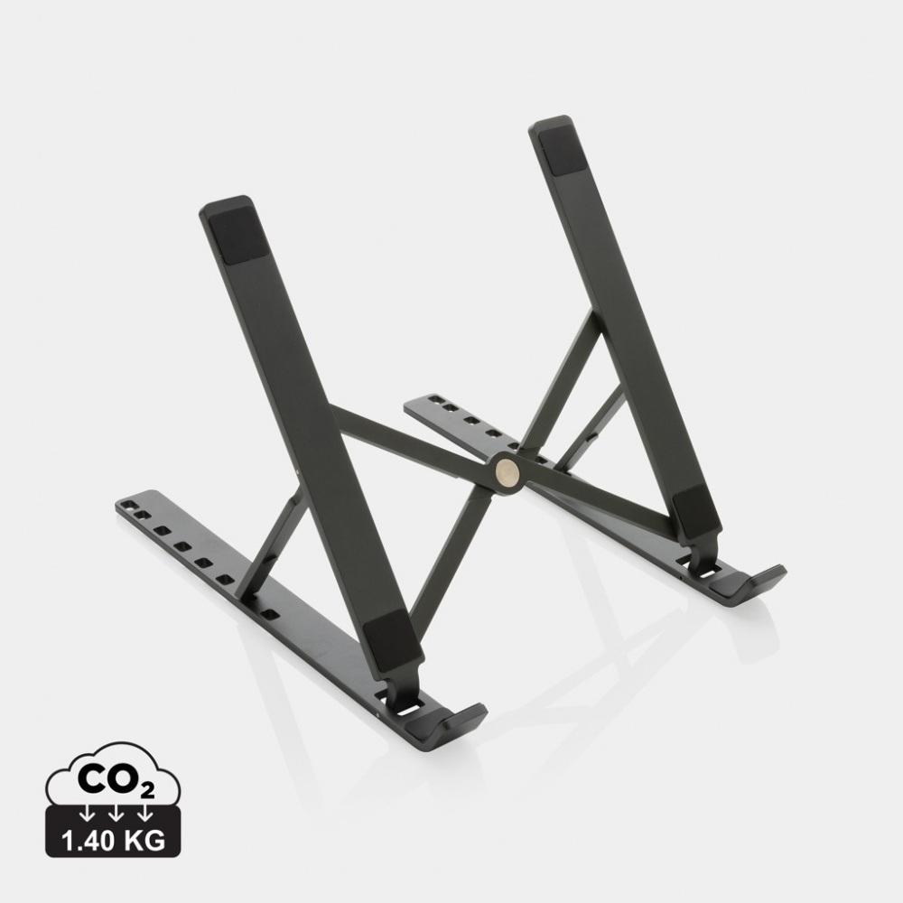 Logo trade promotional gift photo of: Terra RCS recycled aluminium universal laptop/tablet stand