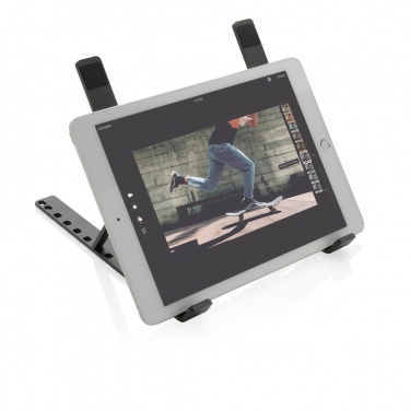 Logotrade promotional giveaway image of: Terra RCS recycled aluminium universal laptop/tablet stand