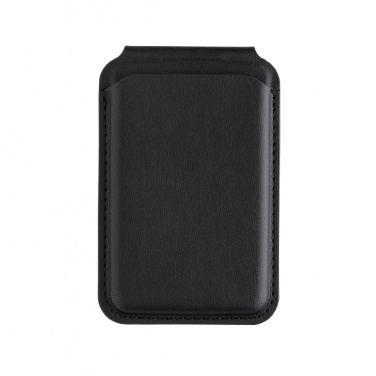 Logo trade promotional giveaway photo of: Magstand RCS recycled PU magnetic phone wallet with stand