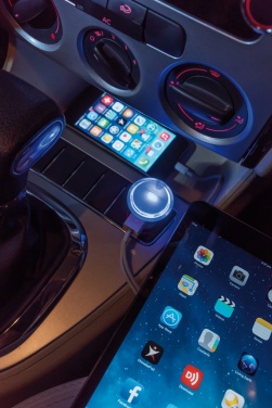 Logo trade corporate gifts picture of: Powerful dual port car charger