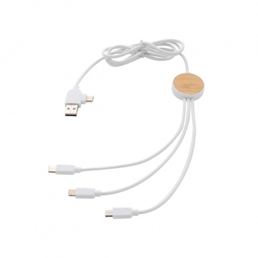 Logotrade advertising products photo of: RCS recycled plastic Ontario 6-in-1 cable