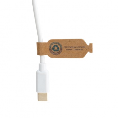 Logotrade promotional merchandise image of: RCS recycled plastic Ontario 6-in-1 round cable