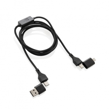Logo trade advertising products image of: Datalock RCS recycled 60W hacking protection cable