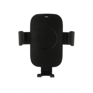 Logo trade promotional gifts picture of: RCS recycled plastic 10W wireless charging car holder