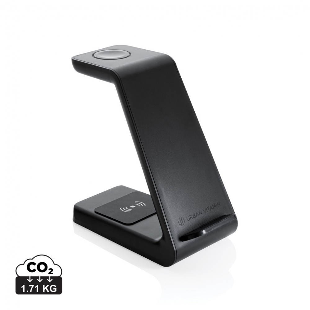 Logo trade promotional merchandise picture of: Urban Vitamin Fairfield 3 in1 RCS rplastic charger