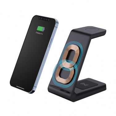 Logo trade promotional gifts image of: Urban Vitamin Fairfield 3 in1 RCS rplastic charger