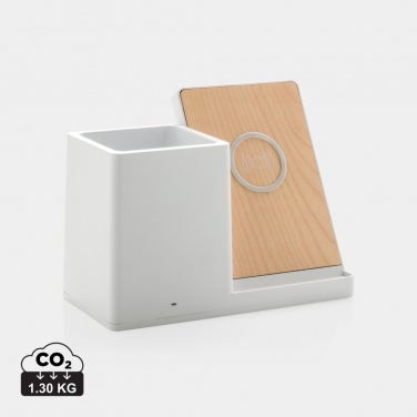 Logotrade promotional item image of: Ontario RCS recycled plastic 10W wireless charger