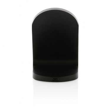 Logotrade advertising products photo of: RCS recycled plastic double coil wireless stand 15W