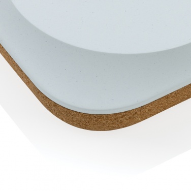 Logotrade promotional item image of: Oregon RCS recycled plastic and cork 10W wireless