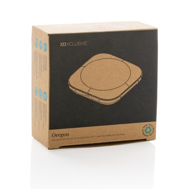 Logotrade advertising product picture of: Oregon RCS recycled plastic and cork 10W wireless