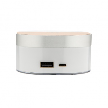 Logotrade promotional merchandise picture of: Aria 5W Wireless Charging Digital Clock
