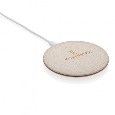 Logotrade promotional items photo of: 5W Wheat straw wireless charger