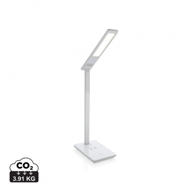 Logo trade business gifts image of: 5W Wireless Charging Desk Lamp