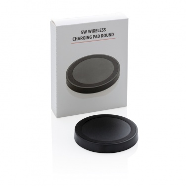 Logotrade promotional merchandise photo of: 5W wireless charging pad round