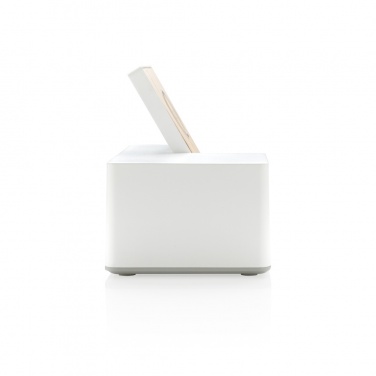 Logo trade corporate gift photo of: Ontario 5W wireless charger with speaker
