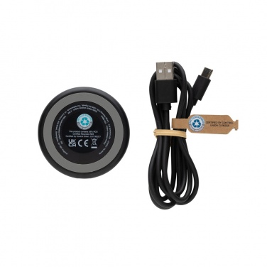 Logo trade promotional item photo of: Magnapad 15W RCS rplastic magnetic 3 in 1 charging pad