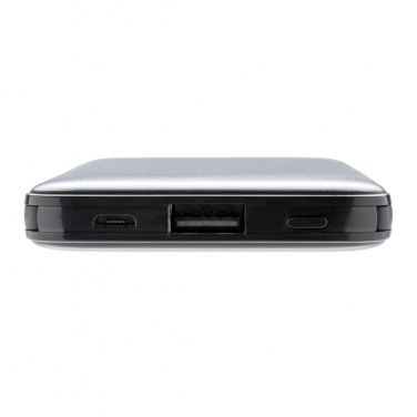 Logo trade business gift photo of: 5.000 mAh Pocket Powerbank with integrated cables