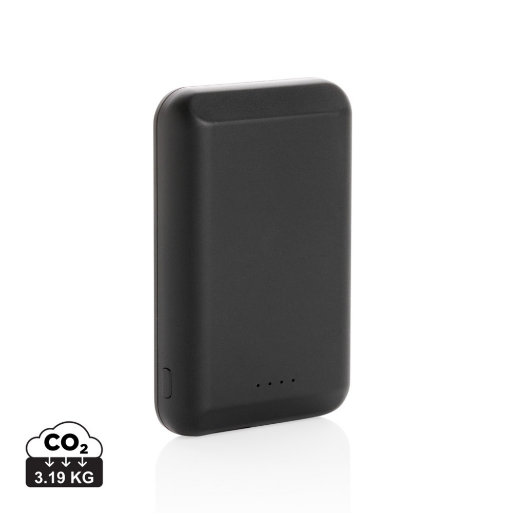 Logotrade corporate gift picture of: Magnetic 5.000 mAh 5W wireless powerbank