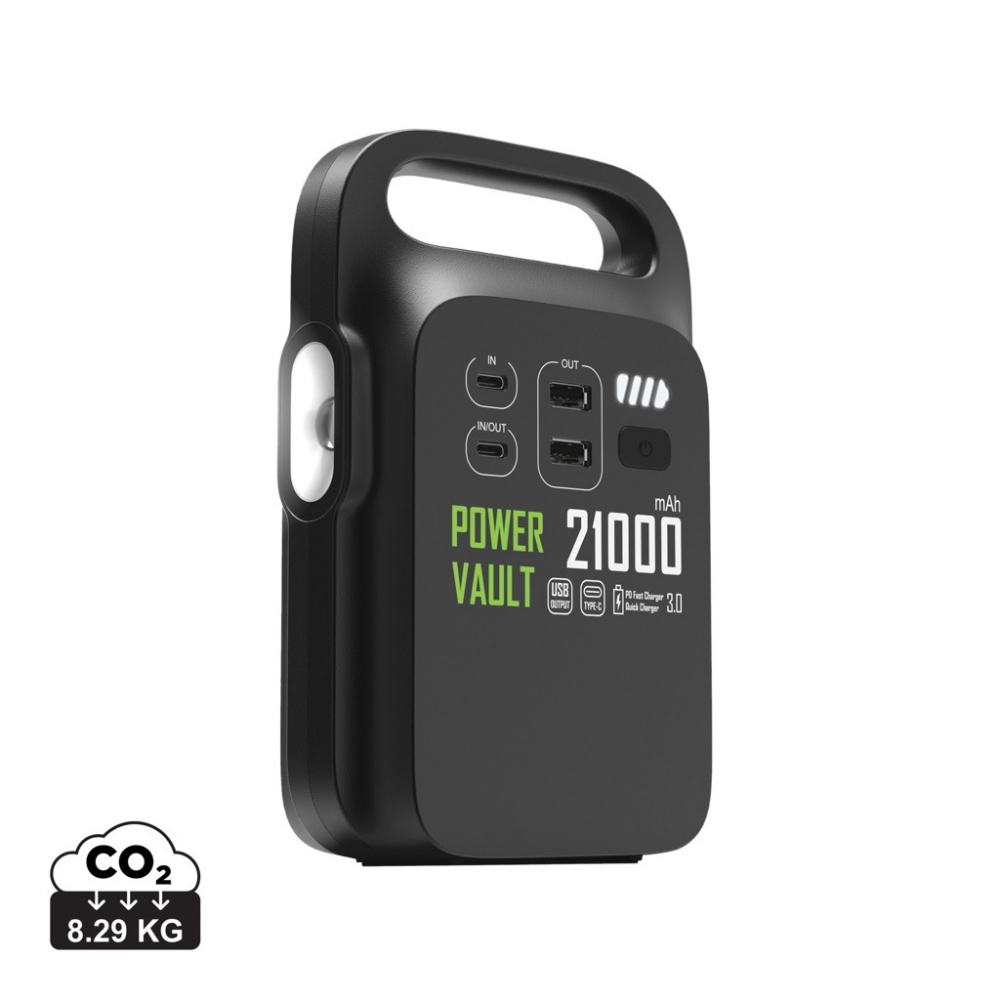 Logotrade promotional giveaway picture of: Power Vault RCS rplastic 21000 mAh portable power station