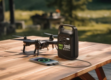 Logotrade promotional merchandise picture of: Power Vault RCS rplastic 21000 mAh portable power station