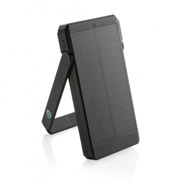 Logo trade promotional items image of: Skywave RCS recycled plastic solar powerbank 10000 mAh