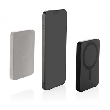 Logotrade promotional products photo of: Magnetix RCS recycled plastic 5000 mah magnetic powerbank