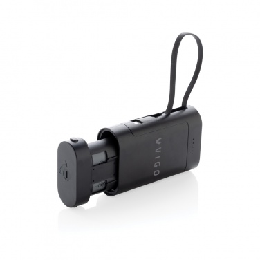 Logo trade business gifts image of: CycleCell 10,000 mah removable battery powerbank