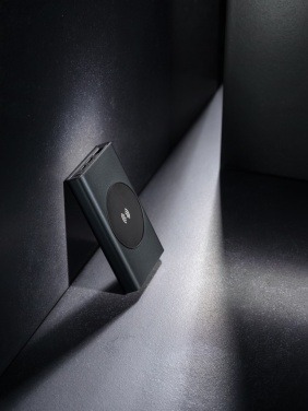 Logotrade promotional merchandise photo of: Terra RCS recycled aluminium 5000 mAh powerbank 5W wireless