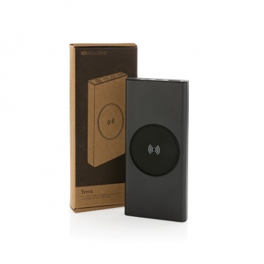 Logotrade promotional items photo of: Terra RCS recycled 18W aluminium 10000 powerbank 10W