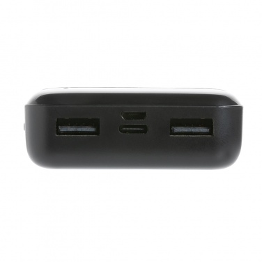 Logotrade promotional giveaway image of: RCS standard recycled plastic 10.000 mAh powerbank