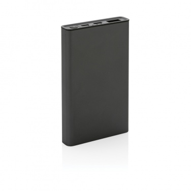 Logo trade promotional giveaways picture of: Terra RCS recycled aluminium powerbank 5.000 mAh
