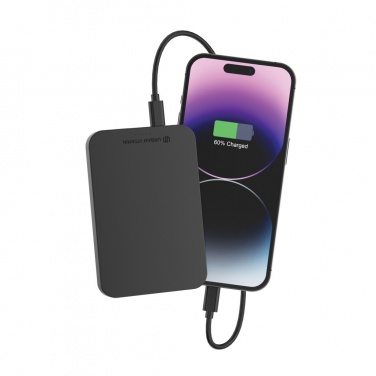 Logo trade promotional merchandise image of: Urban Vitamin Richmond RCS plastic/alu 5000mah powerbank