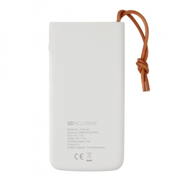 Logotrade promotional gift image of: Aria 8.000 mAh 5W wireless charging powerbank