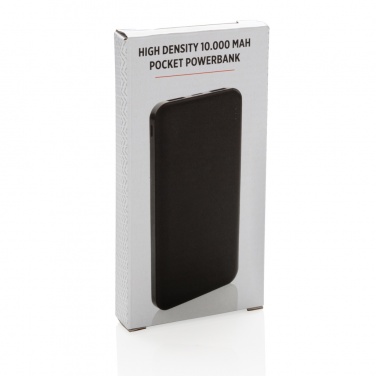 Logotrade advertising products photo of: High Density 10.000 mAh Pocket Powerbank