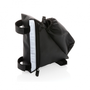 Logotrade promotional products photo of: PU high visibility bike frame bag with bottle holder