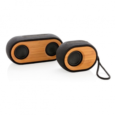 Logo trade promotional giveaway photo of: Bamboo X  speaker