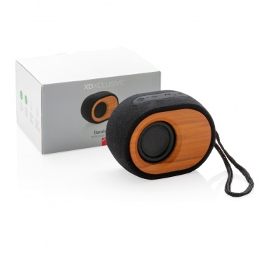 Logo trade promotional giveaway photo of: Bamboo X  speaker