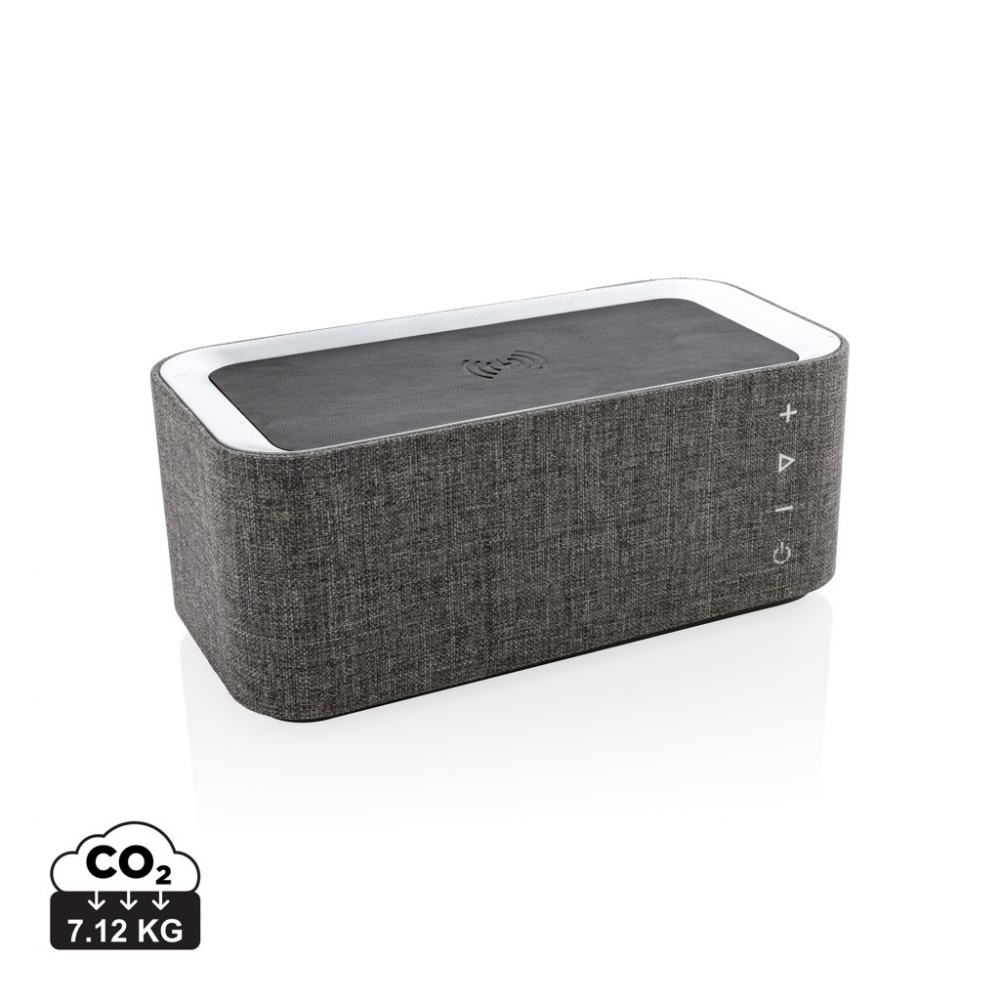 Logotrade promotional item picture of: Vogue wireless charging speaker