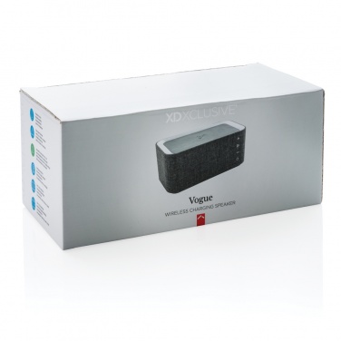 Logotrade promotional product image of: Vogue wireless charging speaker