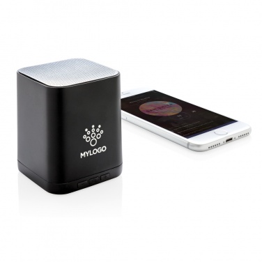 Logotrade promotional giveaway image of: Light up logo wireless speaker