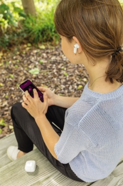 Logotrade advertising product picture of: TWS earbuds in UV-C sterilising charging case