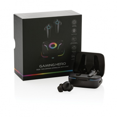 Logo trade promotional products picture of: RGB gaming earbuds with ENC