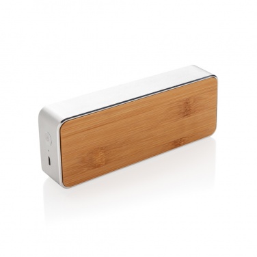 Logotrade corporate gift image of: Nevada Bamboo 3W wireless speaker