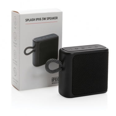 Logo trade promotional gift photo of: Splash IPX6 3W speaker