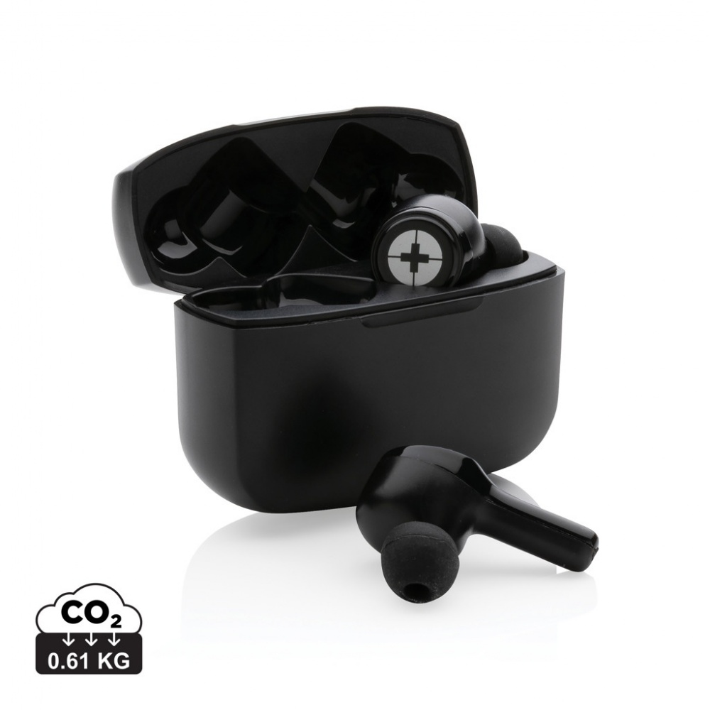 Logo trade promotional product photo of: Swiss Peak ANC TWS earbuds