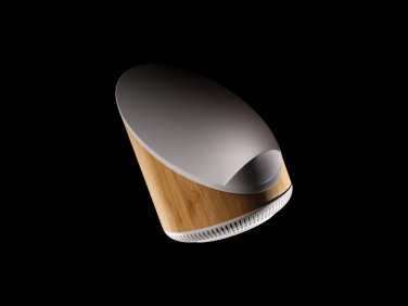 Logotrade promotional product image of: Ovate bamboo 5W speaker with 15W wireless charger