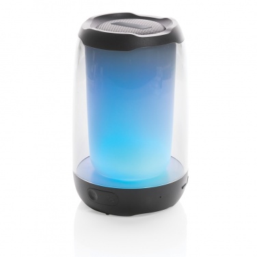 Logotrade promotional product image of: RCS recycled plastic Lightboom 5W speaker