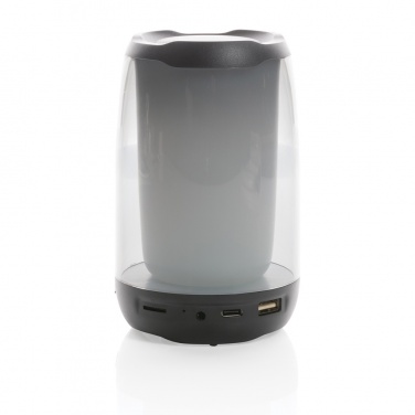 Logo trade promotional giveaways picture of: RCS recycled plastic Lightboom 5W speaker